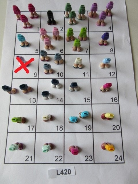L420 LEGO FRIENDS POPPETJES MEIDEN BENEN, Dalwagen 45b, 6669 CB Dodewaard, Lego, Friends, Ophalen of Verzenden