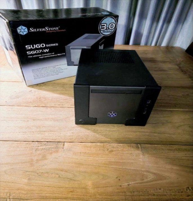 SilverStone Sugo SG07-W Mini-ITX Behuizing  uitvoering Zwart, Computers en Software, Computerbehuizingen, Ophalen of Verzenden