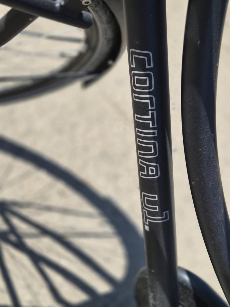 Cortina U4 Transportfiets Dames - Zwart, Overige merken, Gebruikt, Velgrem, Versnellingen