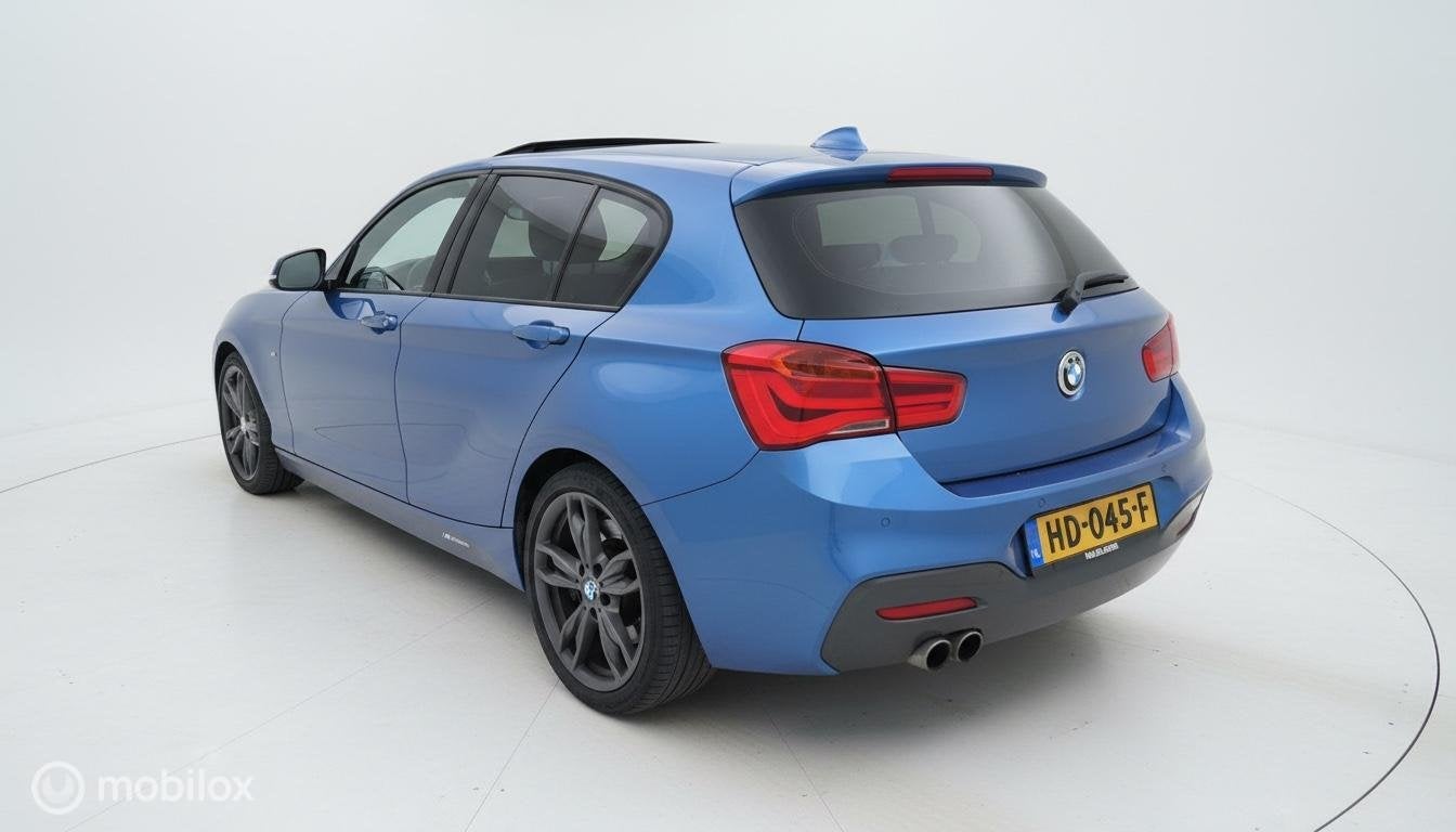 BMW 1-serie 118i Centennial High Executive, Gebruikt, Automatische klimaatregeling, Blauw, Bedrijf