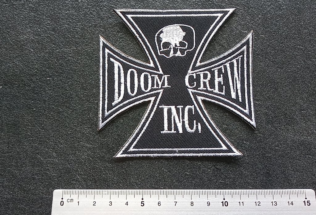 Black label society  zeer mooie doom crew  patch b80 metal, Verzenden, Nieuw, Kleding