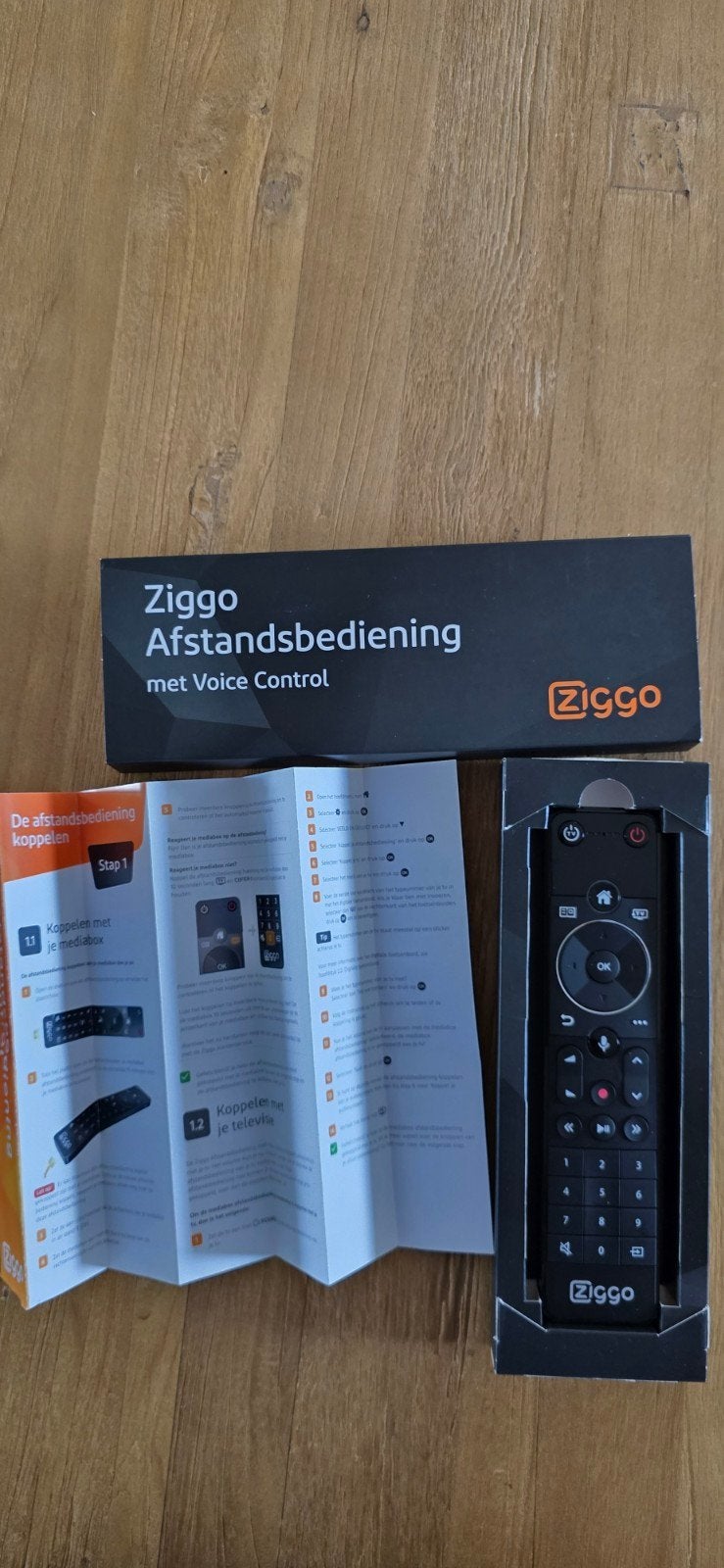 Ziggo Afstandsbediening met Voice Control, Audio, Tv en Foto, Afstandsbedieningen, Ophalen, Nieuw, Origineel, Tv