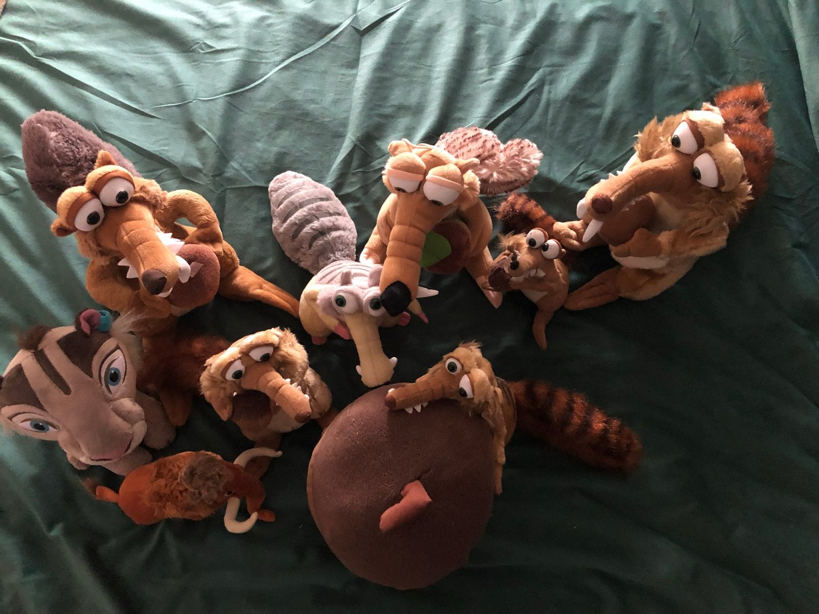 Ice Age Scrat en andere knuffels - Grote collectie, Gebruikt, Overige merken, Overige karakters, Overige typen