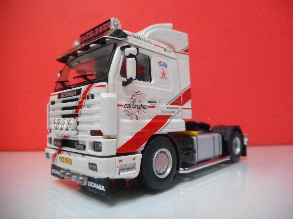 WSI SCANIA 143 STREAMLINE HAZELEGER CHICKLINER, Ophalen of Verzenden, Nieuw, Bus of Vrachtwagen, Wsi