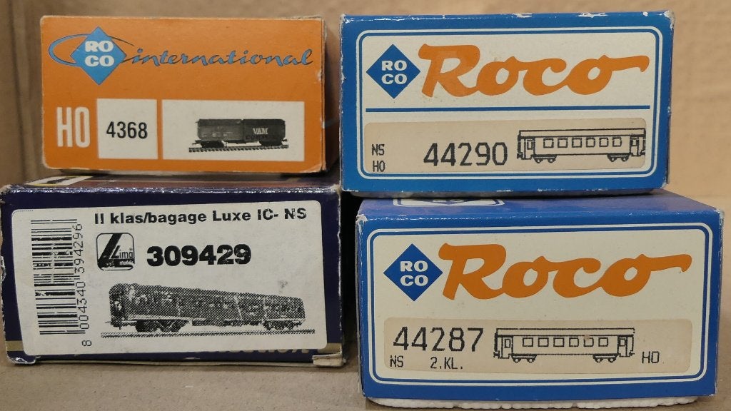 Roco Lima NS lege dozen oa VAM IC+ Rijtuig 44287 44290 4368, Gebruikt, Gelijkstroom, ., Wagon