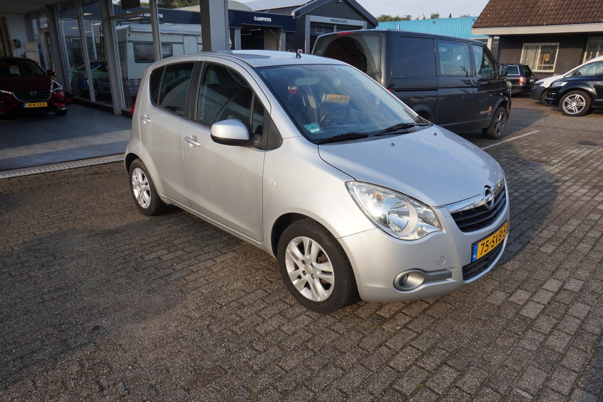 Opel Agila 1.0 Edition , Airco Incl nw apk/beurt & 3 mnd 100, Auto's, Euro 5, Stof, Gebruikt, Origineel Nederlands