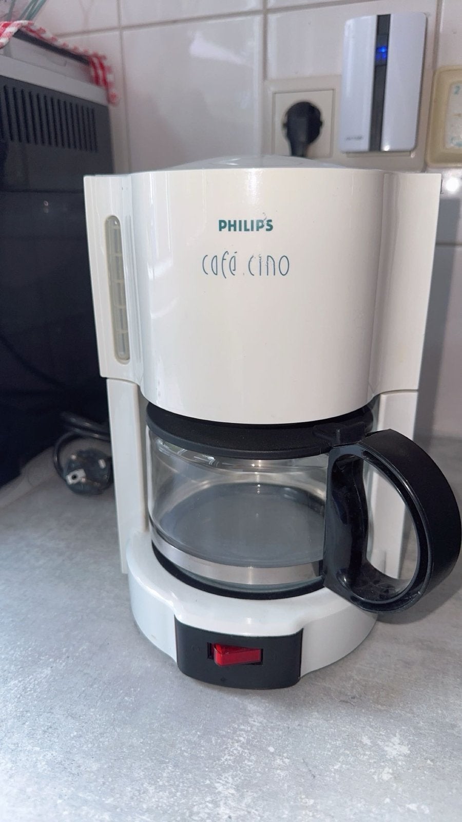 Philips Café Cino Koffiezetapparaat - Wit, Gebruikt, Koffiemachine, Gemalen koffie, Ophalen of Verzenden