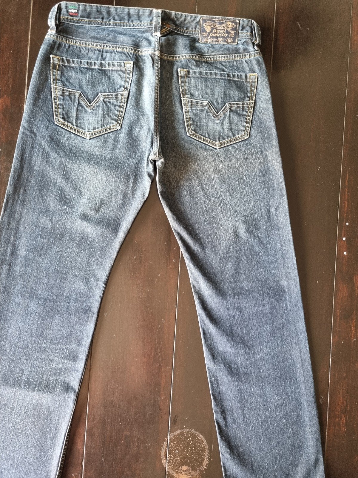 CLASSIC VINTAGE DIESEL LARKEE REGULAR STRAIGHT JEANS 34/32!!, Diesel, Blauw, Ophalen of Verzenden, Zo goed als nieuw