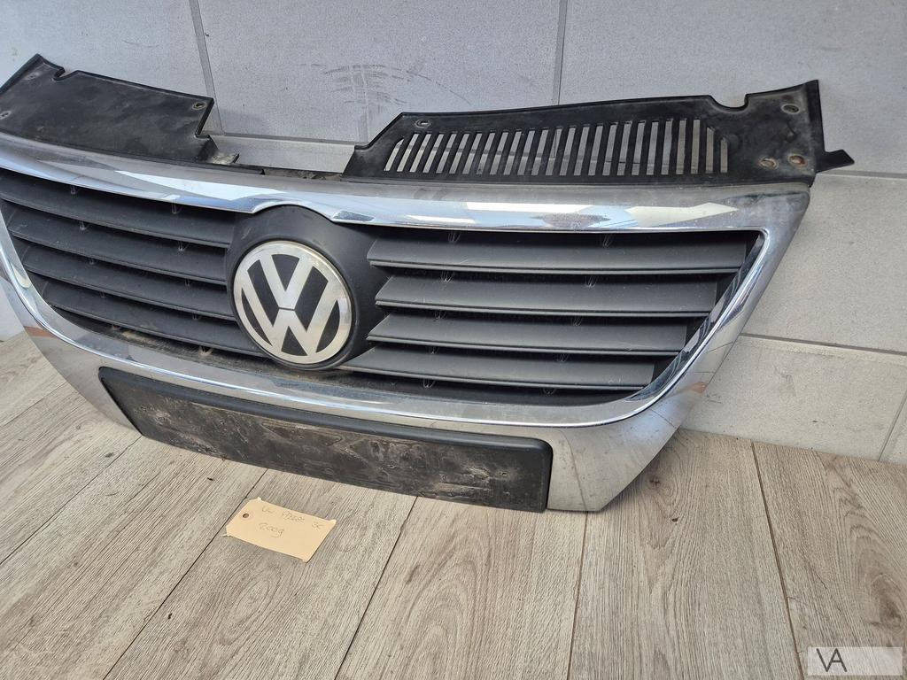 Grille met afstandradar logo voor Volkswagen Passat b6 3c, Gebruikt, -, Volkswagen, -