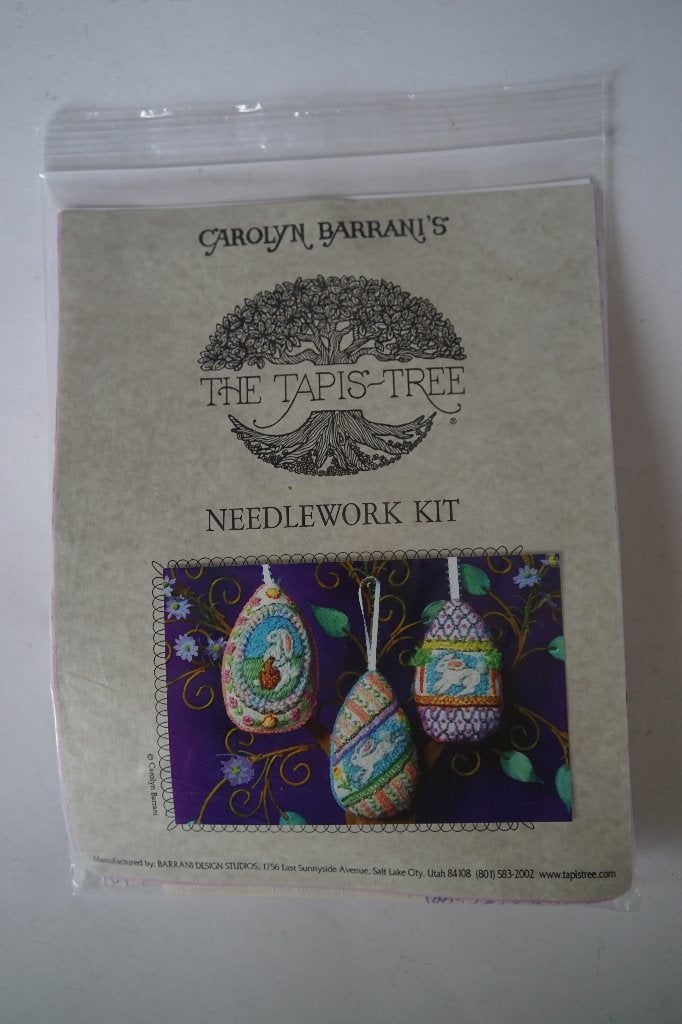 wol pakket Barrani 3x paasei Tapis Tree crewel borduur pasen, Ophalen of Verzenden, Zo goed als nieuw