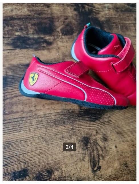 Rode Ferrari schoenen maat 22 h4, Jongen of Meisje, Puma, Ophalen of Verzenden, Zo goed als nieuw