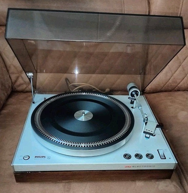 Philips 212 Electronic Platenspeler - Vintage Audio, Audio, Tv en Foto, Platenspelers, Gebruikt, Platenspeler, Philips, Ophalen
