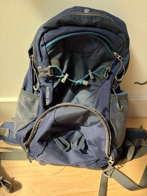 Rugzak HN Nuria 25 L blauw, 40 cm of meer, Zo goed als nieuw, Trekking, Ophalen