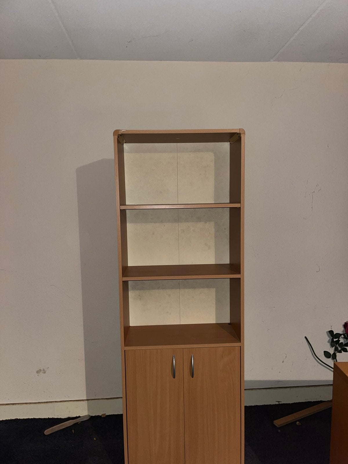 Boekenkast met deuren en planken, Huis en Inrichting, Ophalen, Minder dan 50 cm, Gebruikt, 150 tot 200 cm