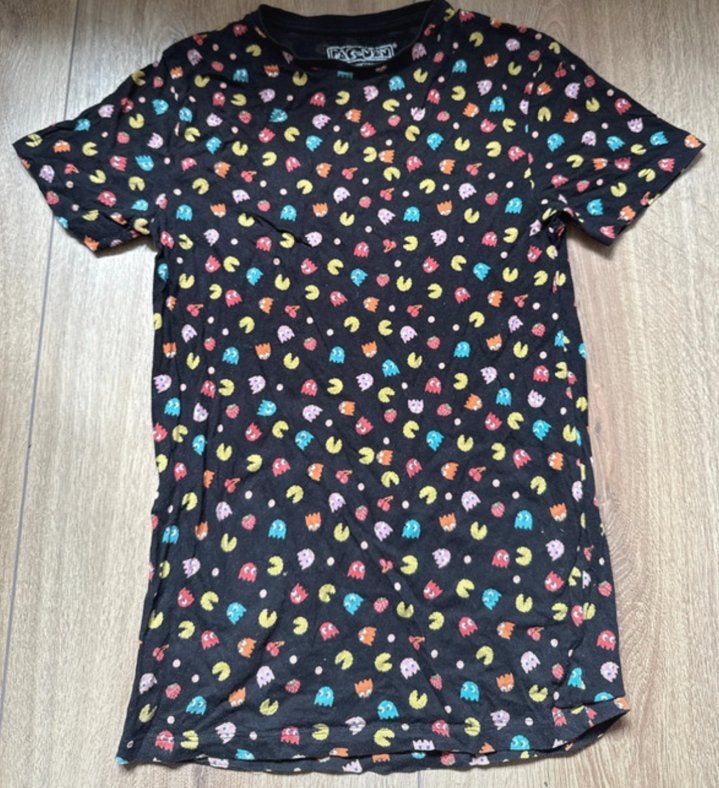 Pac Man t shirt, Ophalen of Verzenden, Zo goed als nieuw, Maat 46 (S) of kleiner, Overige kleuren