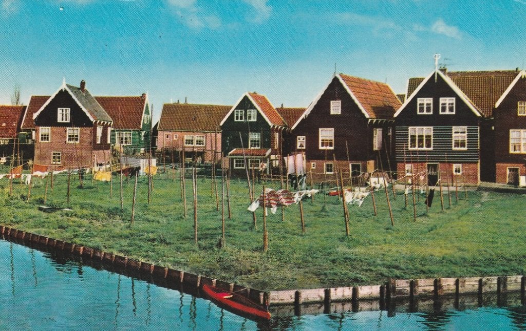 MARKEN Dorpsgezicht Wasdag kl.f., Verzenden, 1960 tot 1980, Ongelopen, Noord-Holland