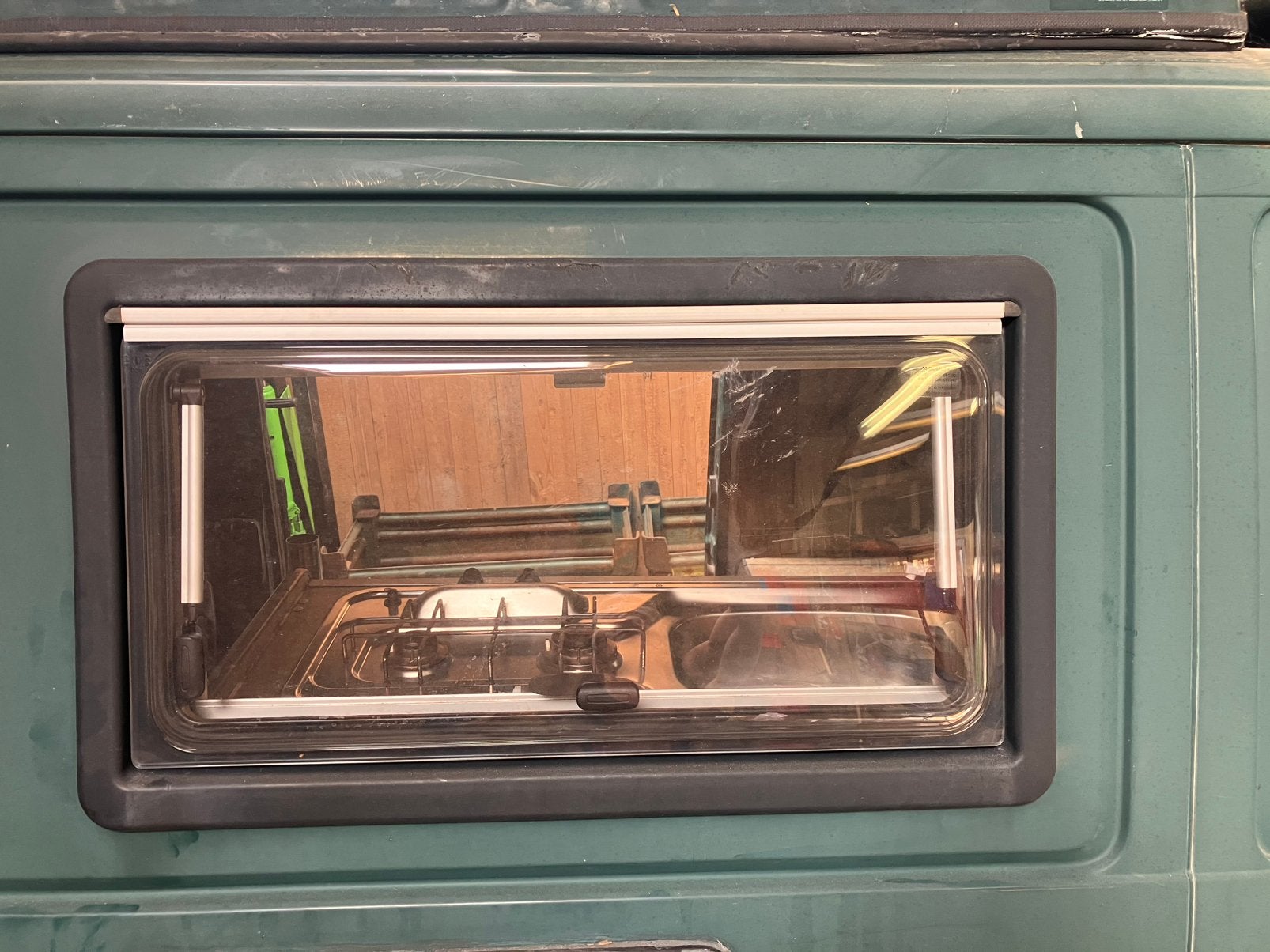 camper raam, Ophalen, Gebruikt