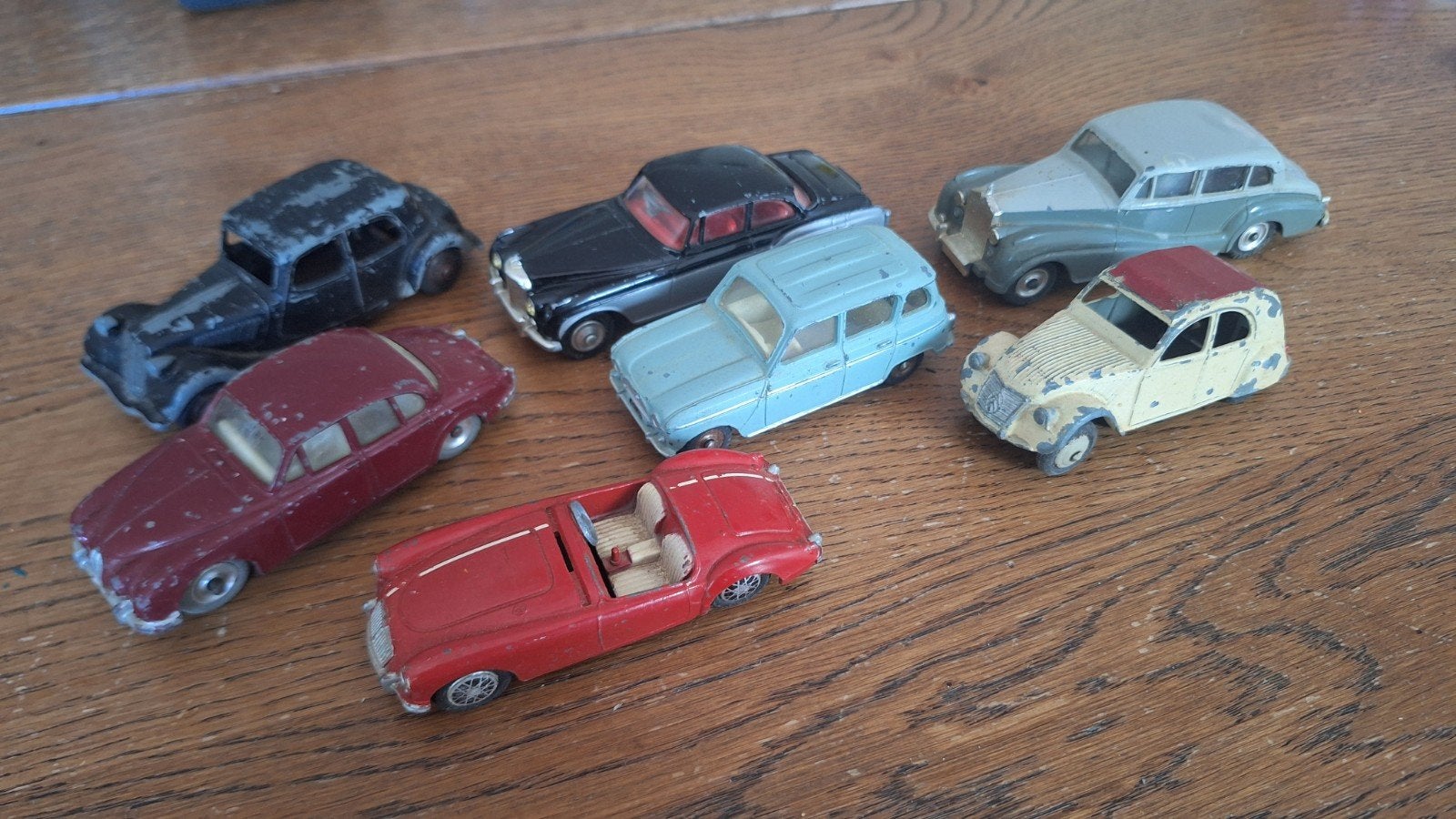 Verzameling zeldzame modelautos Corgi Toys & Dinky, Ophalen of Verzenden, Gebruikt