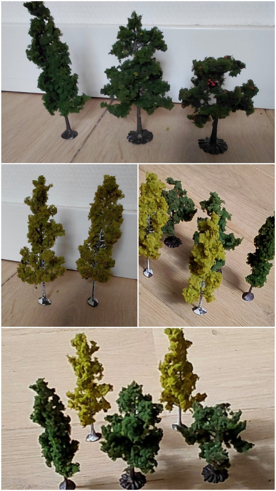 Modelbouw loofbomen set - 5 stuks, Ophalen of Verzenden, Zo goed als nieuw, Natuur, Overige merken
