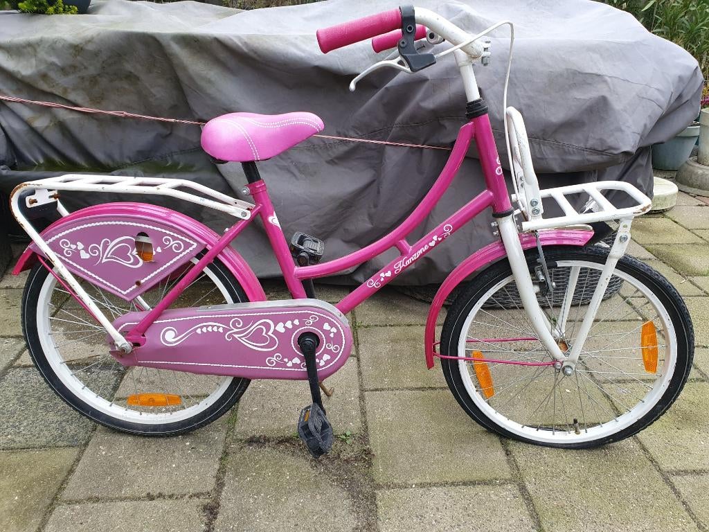 Meisjes fiets, Fietsen en Brommers, Fietsen | Meisjes, Gebruikt, 26 inch of meer, Handrem, Terugtraprem, Ophalen