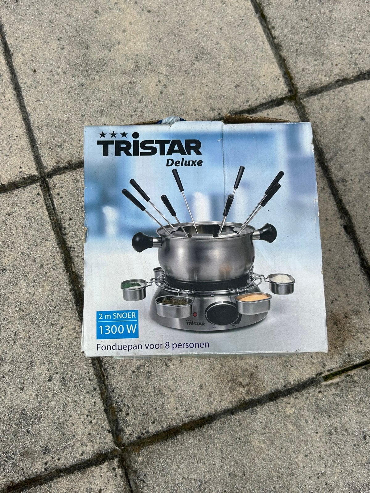 Fonduepan Tristar, Ophalen, Zo goed als nieuw, Elektrisch, Fonduepan