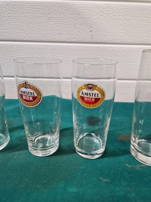 bierglazen amstel bier, Ophalen of Verzenden, 'T Olde Gre-j, Info@toldegrej.nl, Endepoelstraat 20f Didam