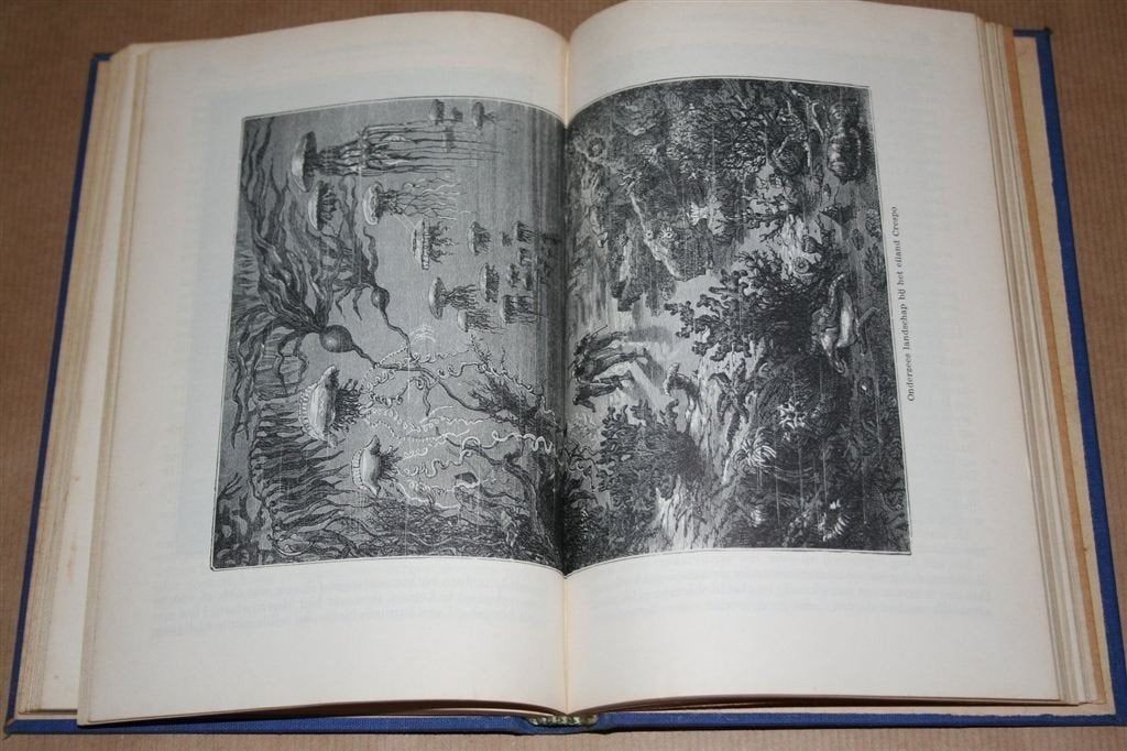 20.000 mijlen onder zee. Jules Verne Wonderreizen. 1950., Ophalen of Verzenden, Gelezen