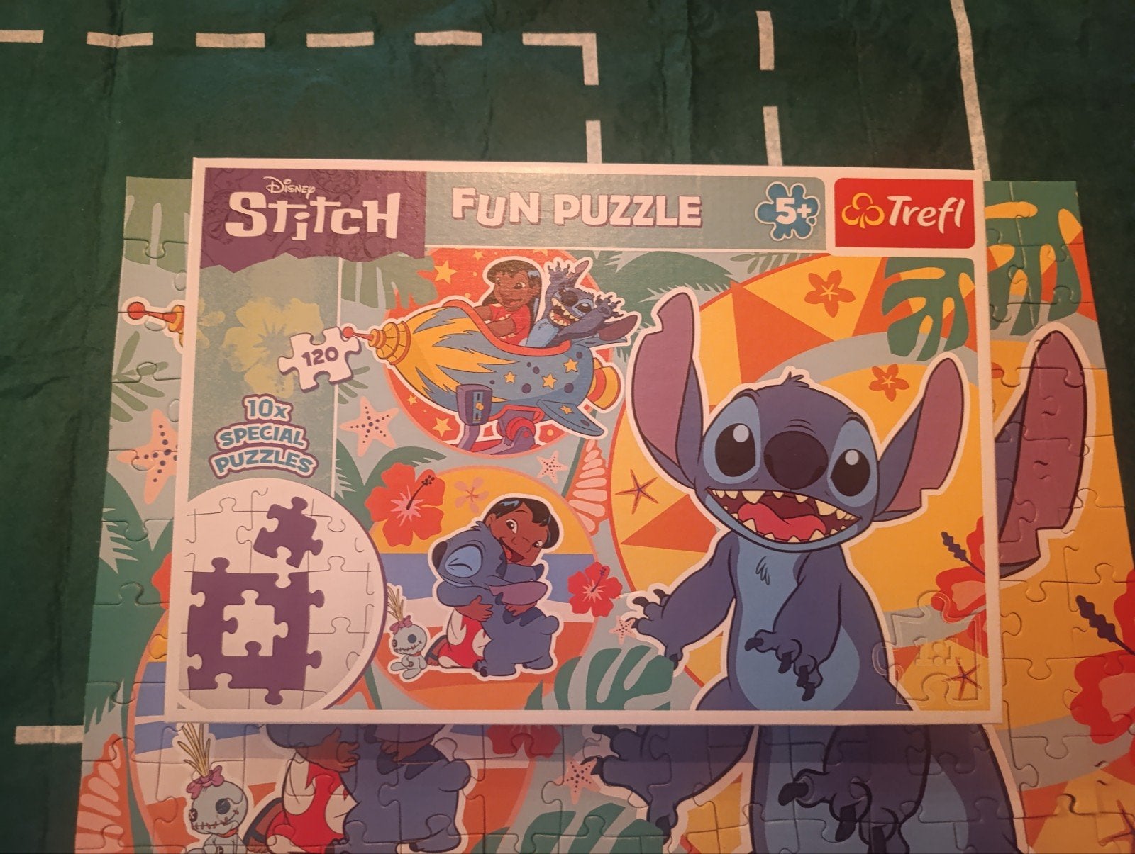 Stitch puzzel 120 stukjes, Ophalen, Minder dan 500 stukjes, Zo goed als nieuw, Legpuzzel