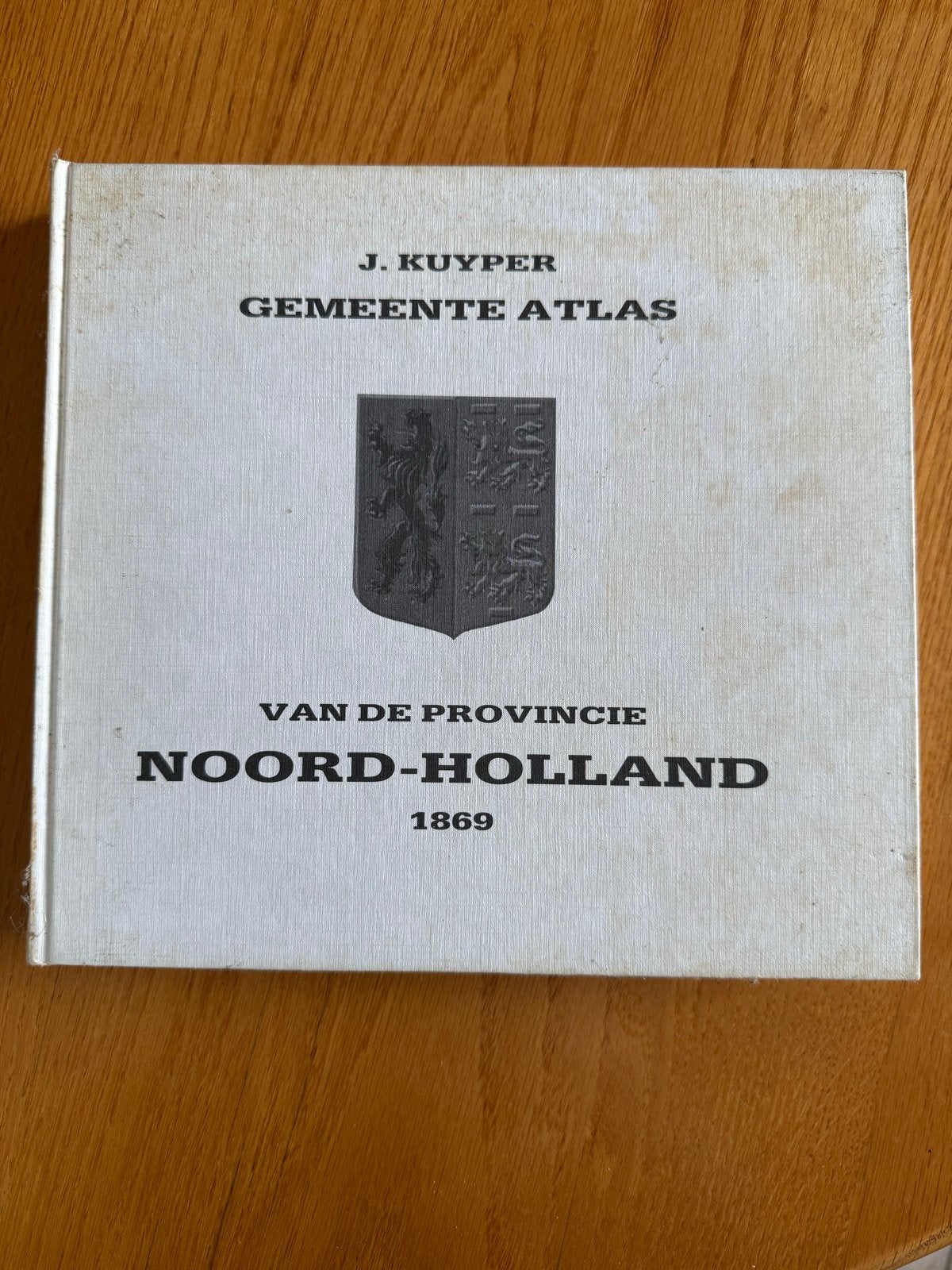 J. Kuyper Gemeente Atlas Noord-Holland 1869, Boeken, Atlassen en Landkaarten, Gelezen, Overige atlassen, Ophalen of Verzenden