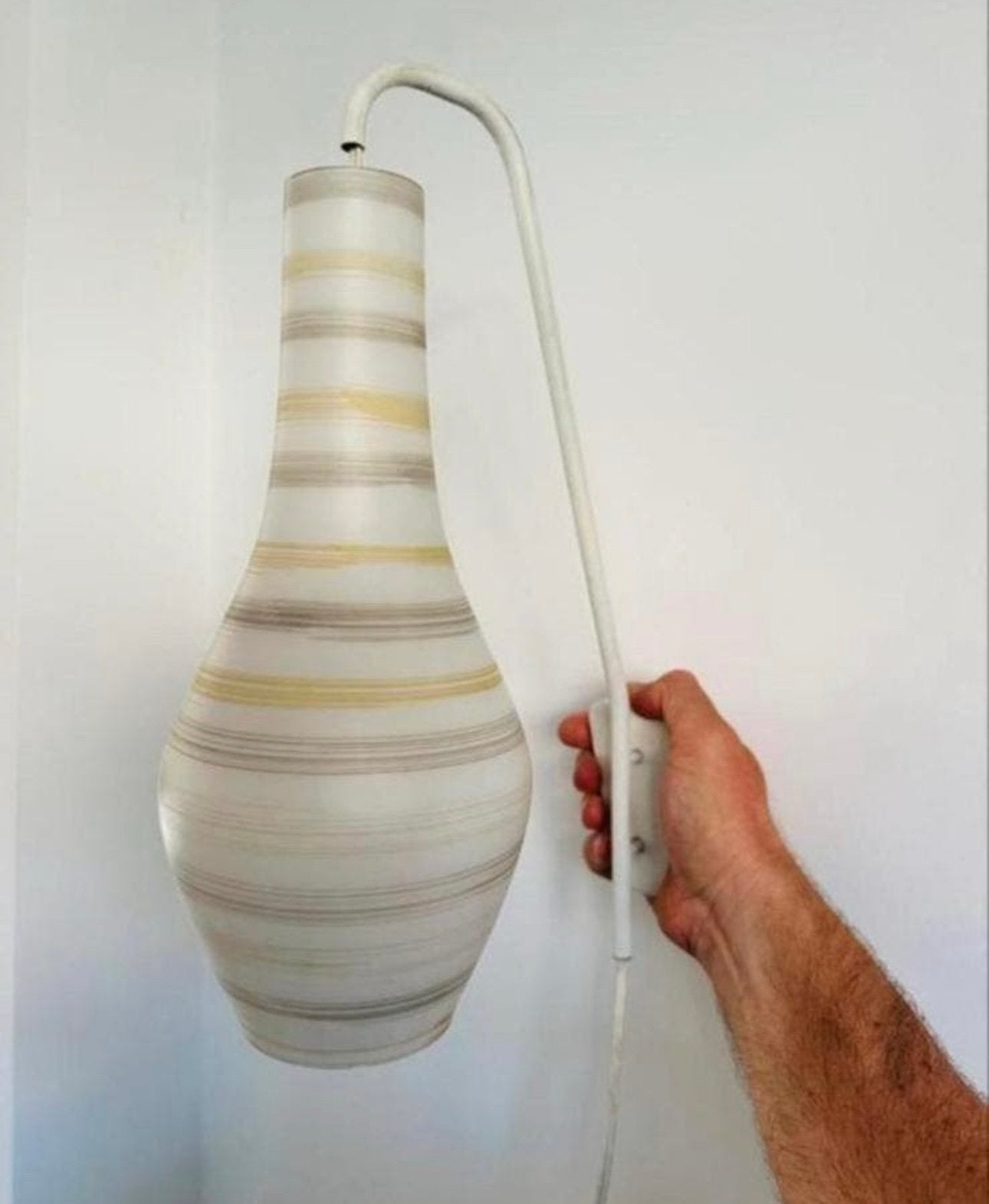 Philips Wandlamp Vintage Jaren 60 Melkglas, Huis en Inrichting, Ophalen of Verzenden, Zo goed als nieuw, X, X