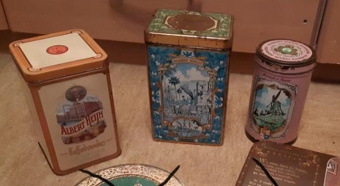Albert Heijn blikken, Ophalen of Verzenden, Gebruikt, Overige, Overige merken