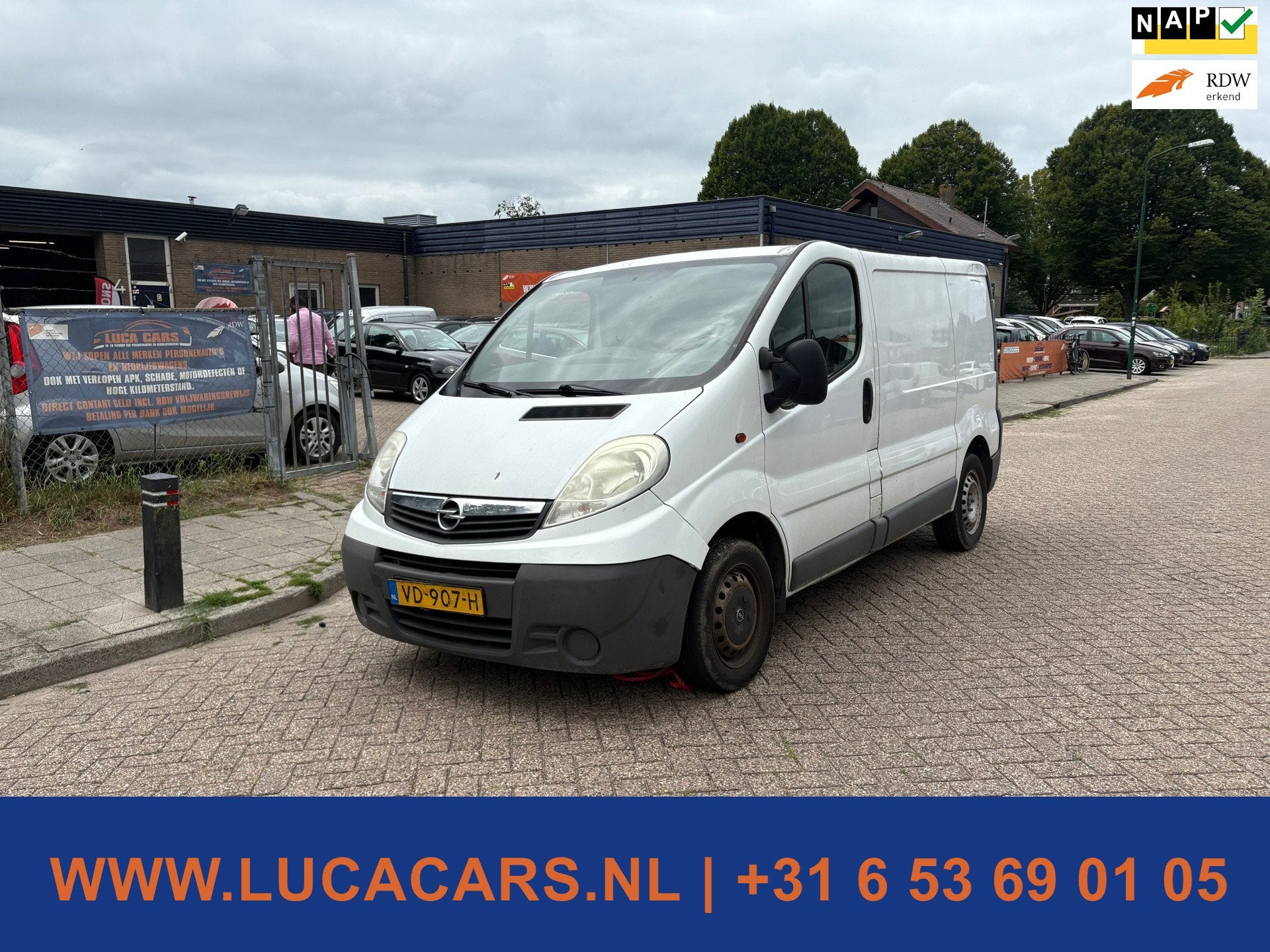 Opel Vivaro 2.0 CDTI L1H1 Motor start niet!, Auto's, Euro 5, 4 cilinders, Origineel Nederlands, Bedrijf