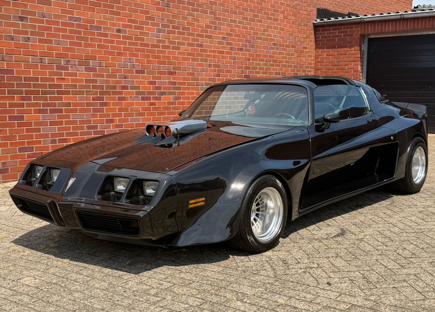 Pontiac Trans Am Geiger 6.6 403 V8 1978 Targa, Auto's, Oldtimers, Automaat, Achterwielaandrijving, Zwart, Bedrijf