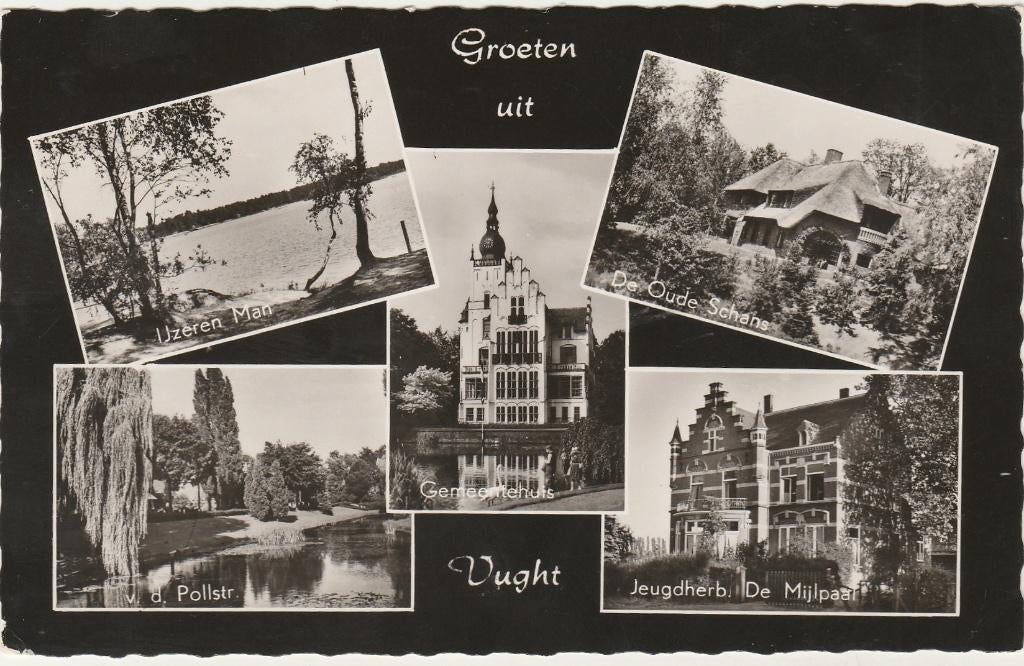 VUGHT IJzeren Man vd Pollstraat Oude Schans Jeugdherberg, Verzenden, 1940 tot 1960, Gelopen, Noord-Brabant