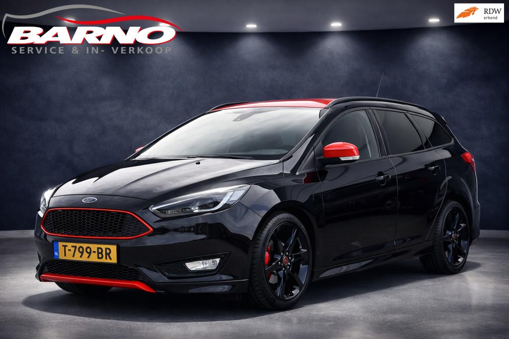Ford Focus Wagon 1.0 ST-Line Edition 125 PK Ecoboost, 125 pk, Met garantie (alle), Zwart, Handgeschakeld