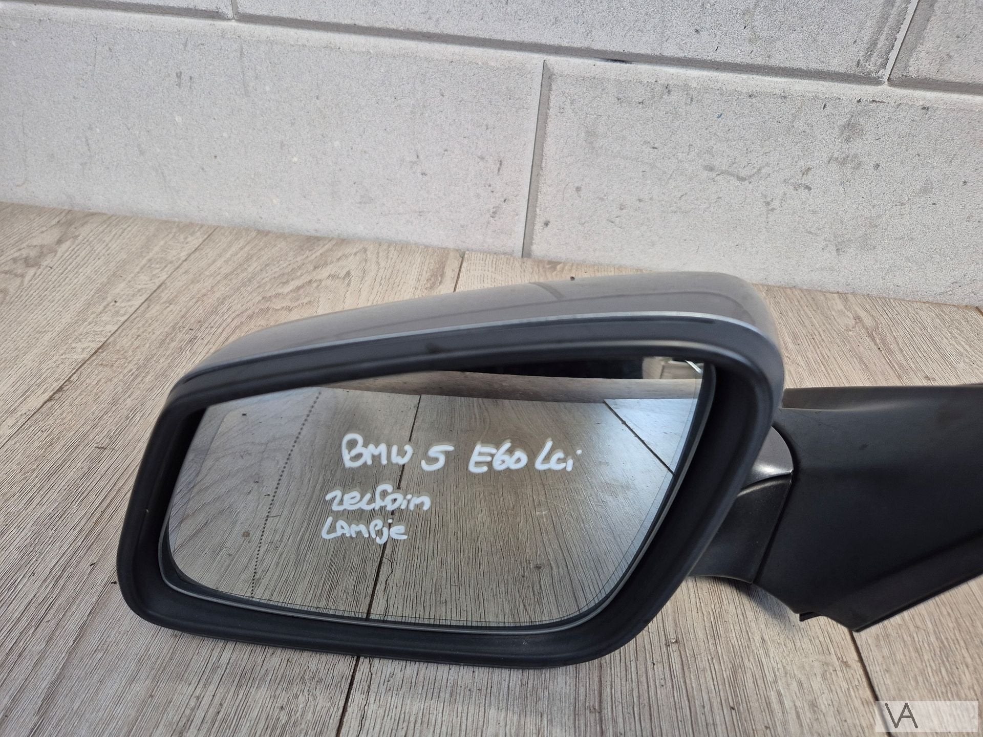 Spiegel links van BMW 5 serie E60 / E61 facelift zelfdimmend, Gebruikt, -, -, Ophalen of Verzenden