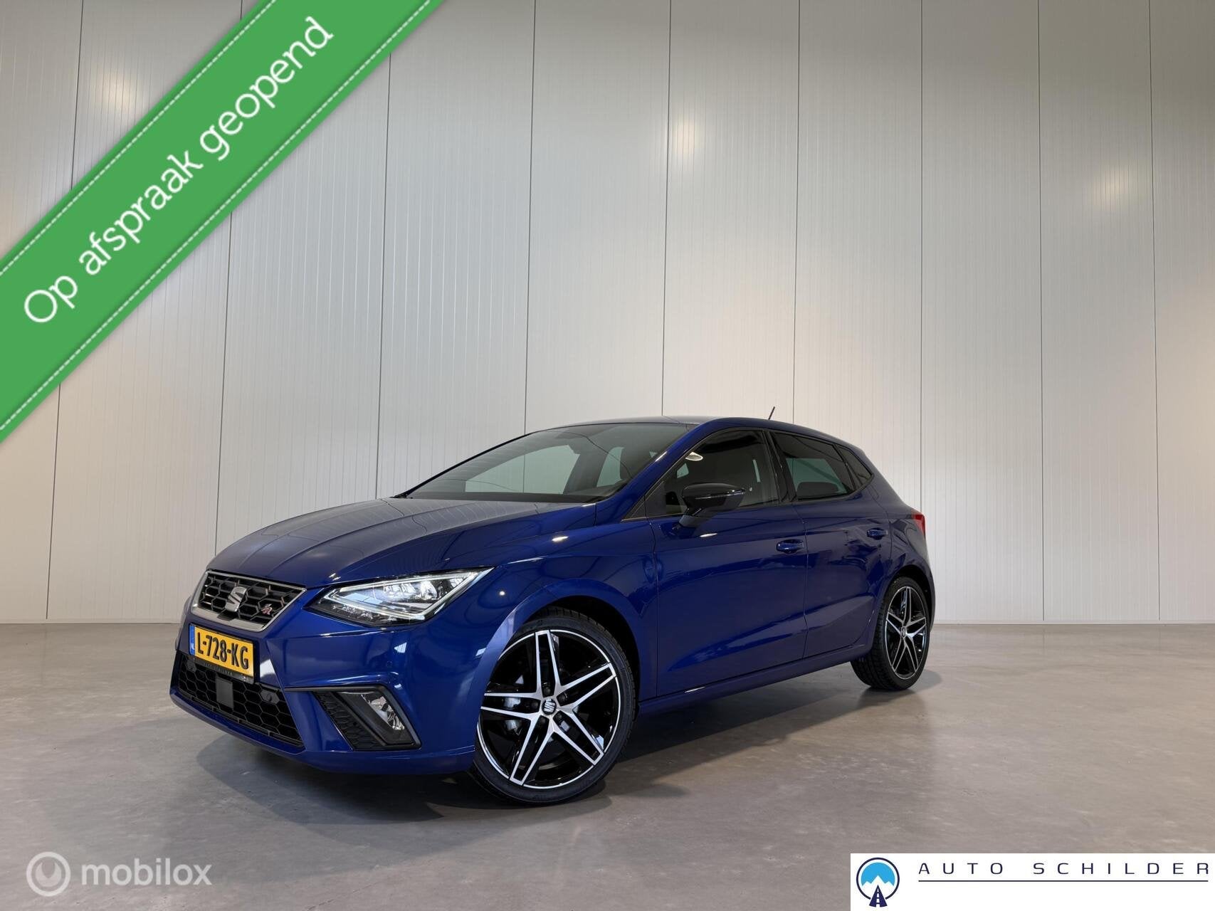 Seat Ibiza 1.0 TSI FR Business Intense Plus, Navi|Led|Carpla, Auto's, Voorwielaandrijving, Blauw, Alcantara, Ibiza