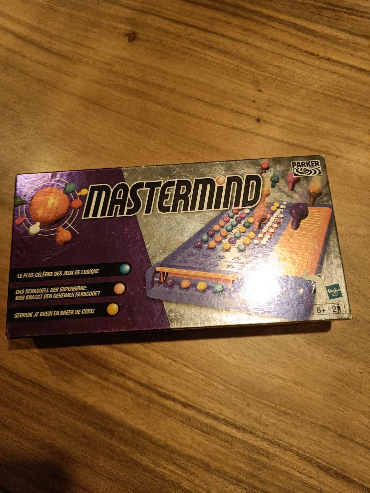 Mastermind Bordspel - Codekraakplezier voor 2 spelers, Een of twee spelers, Ophalen of Verzenden, Gebruikt, Parker