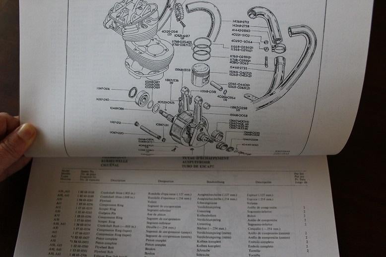BSA  1964 A50 Star A65 Rocket motorcycle parts list, Motoren, Ophalen of Verzenden, Overige merken