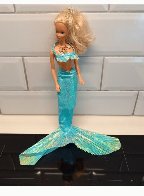 Vintage Mermaid Barbie 1991 (Mattel) – Prachtige Zeemeermin!, Verzenden, Zo goed als nieuw, Pop