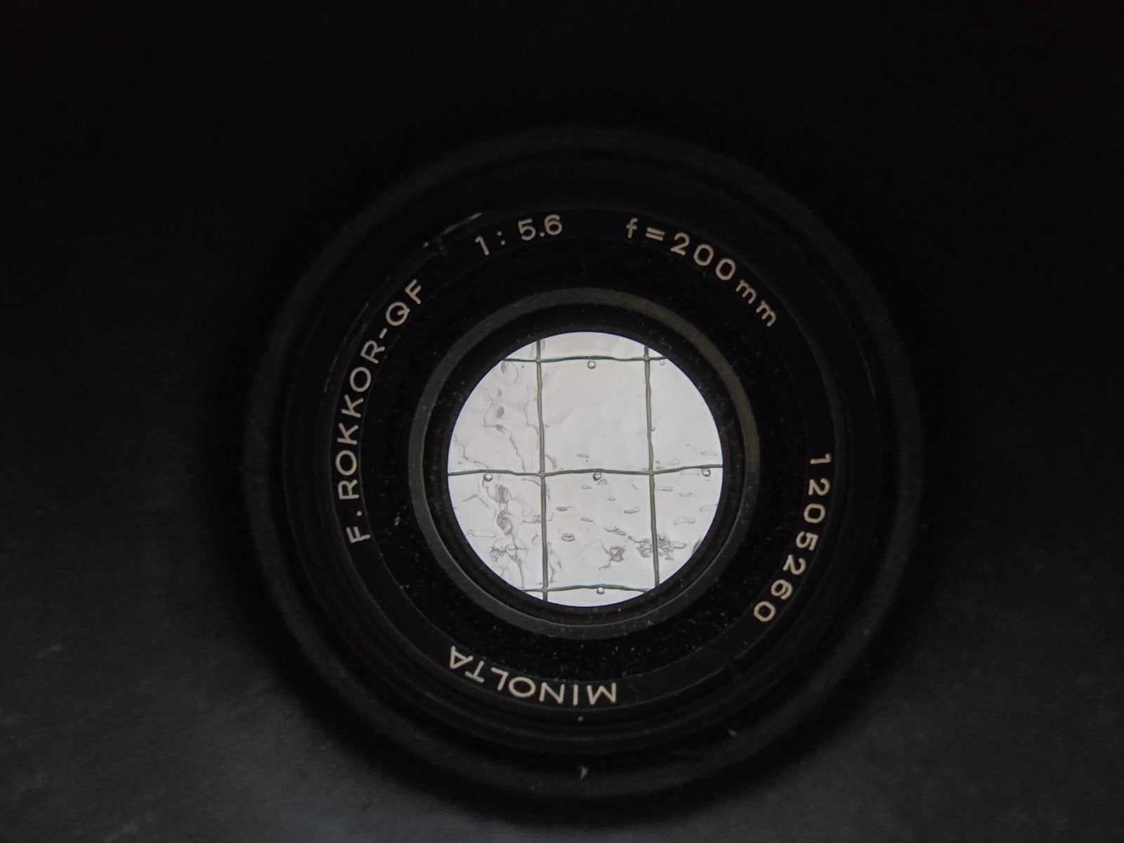 Minolta F. Rokkor-QF f=200mm 1:5.6 Telelens, Overige vattingen, Minolta, Handmatige focus, Gebruikt