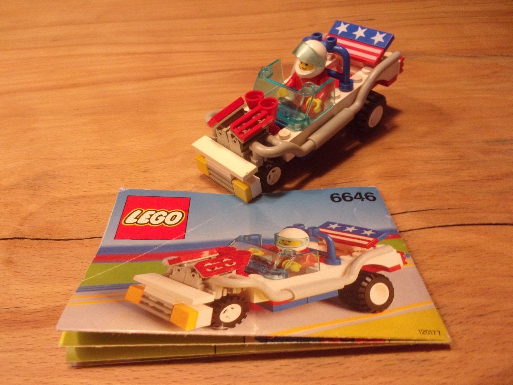Lego Town 6646-1 Screaming Patriot uit 1991 (2), Compleet, Gebruikt, Overige thema's, Lego
