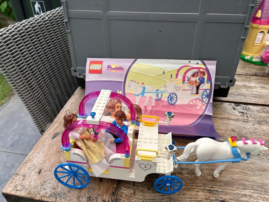 Lego Belville 5877 Prinsessenkoets met paard en figuren, Kinderen en Baby's, Overige thema's, Lego, Ophalen of Verzenden, Zo goed als nieuw