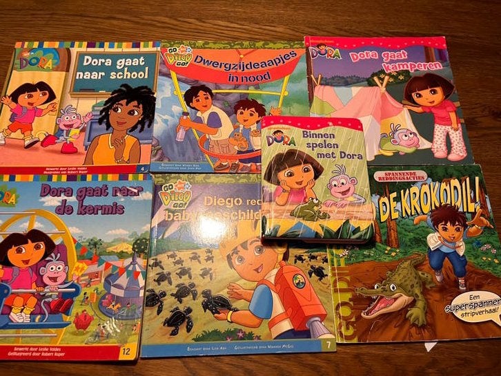 Dora en diego  boeken, Boeken, Ophalen of Verzenden, Gelezen, Fictie algemeen