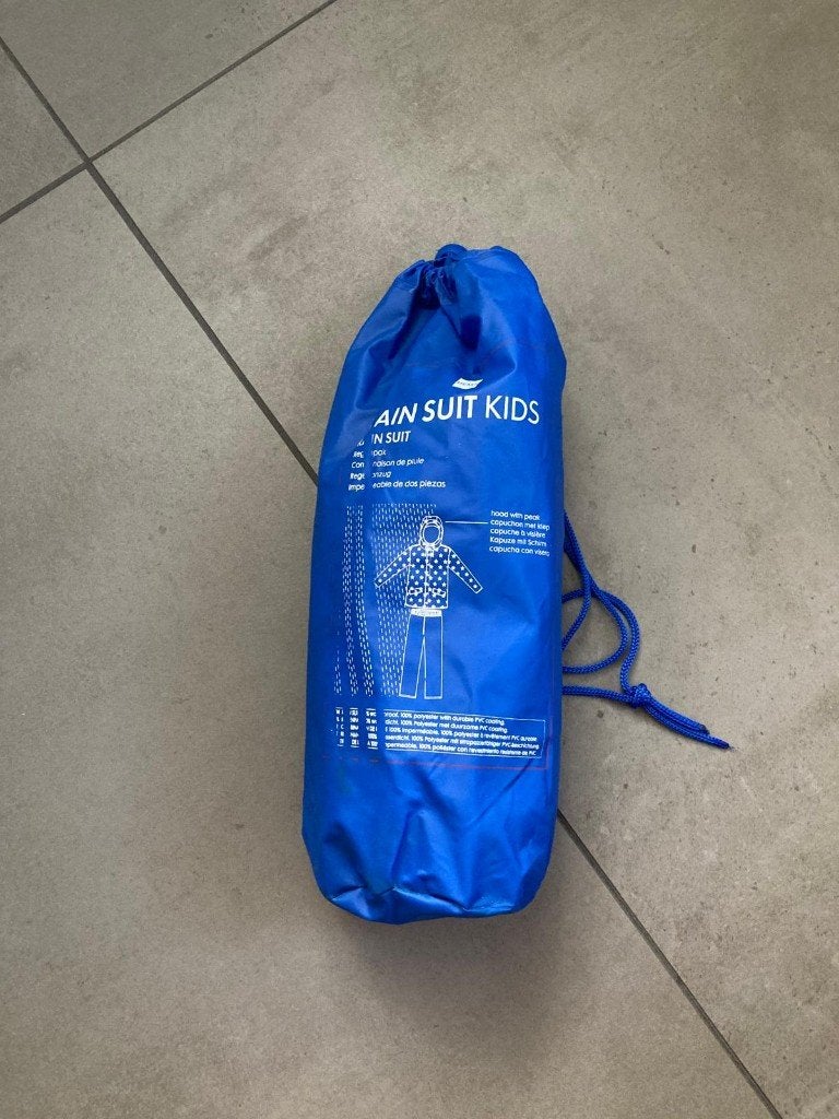 Nieuw HEMA regenpak maat 86-92 – blauw met sterren, Ophalen of Verzenden, Nieuw, Jongetje of Meisje, Overige typen