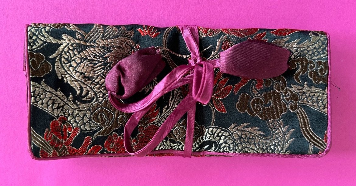 Mooi Chinees stoffen sieraden tasje - ideaal voor reizen, Ophalen of Verzenden, Nieuw, Overige kleuren, Overige typen