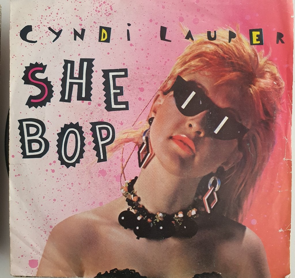 Cyndi Lauper - She Bop, Gebruikt, 7 inch, Pop, Fotohoes