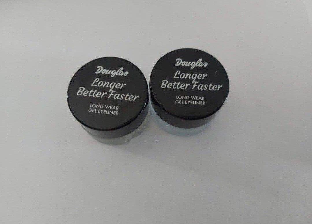 2 Nieuwe Douglas gel eyeliner (advr 209), Ogen, Zwart, Nieuw, Ophalen of Verzenden