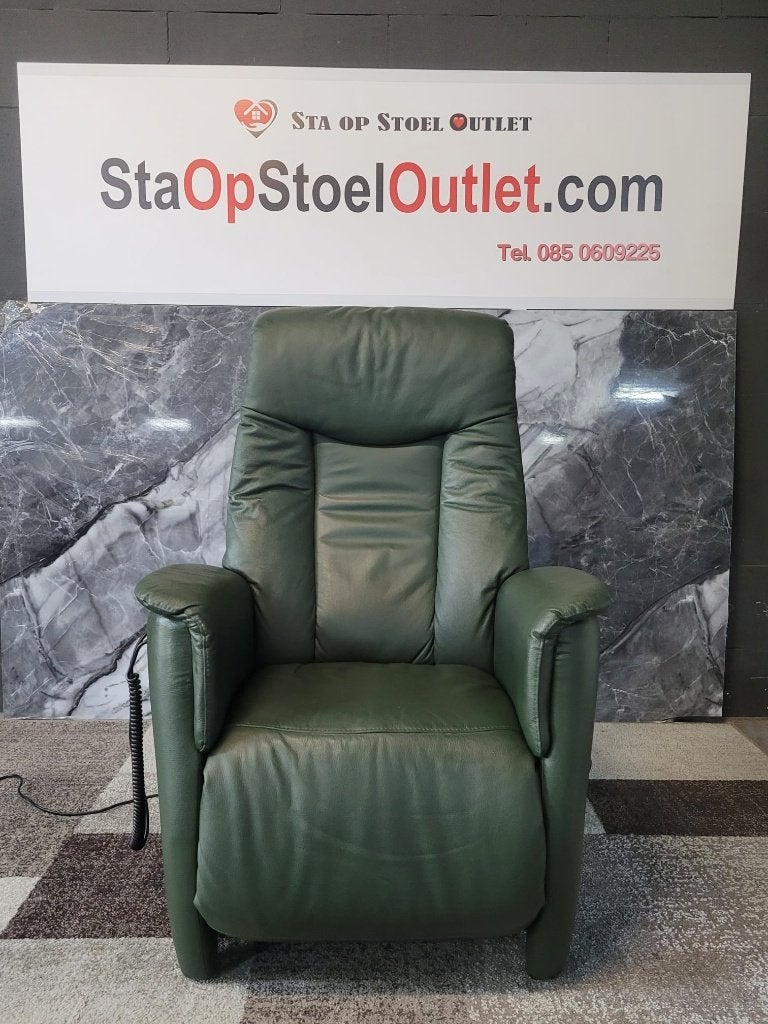 Staopstoel Easysit Leder Groen, Minder dan 75 cm, Leer, Ophalen of Verzenden, Zo goed als nieuw