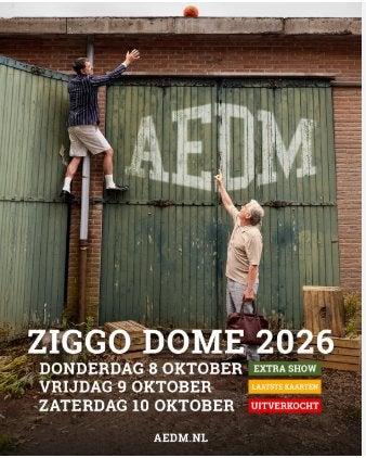 Acda en de Munnik ziggo dome 10 oktober 2026 1 ticket, Eén persoon, Oktober, Pop
